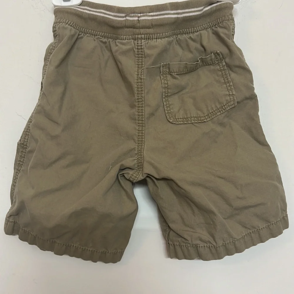 🌞 5/$25 Oshkosh B’gosh shorts Khaki shorts tan elastic waist pockets boy 5T